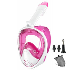 Full-Face Snorkel Mask with Camera Mount