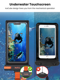 Waterproof Phone Pouch with Lanyard