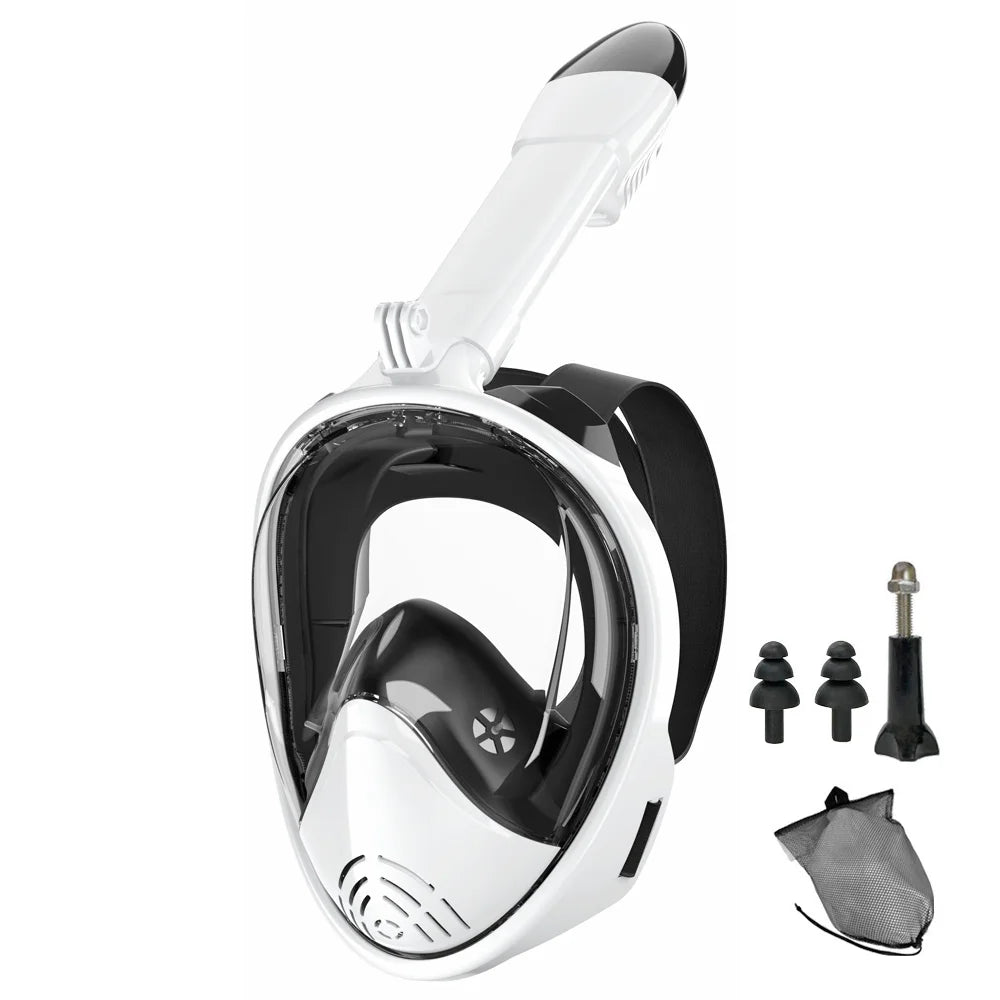 Full-Face Snorkel Mask with Camera Mount