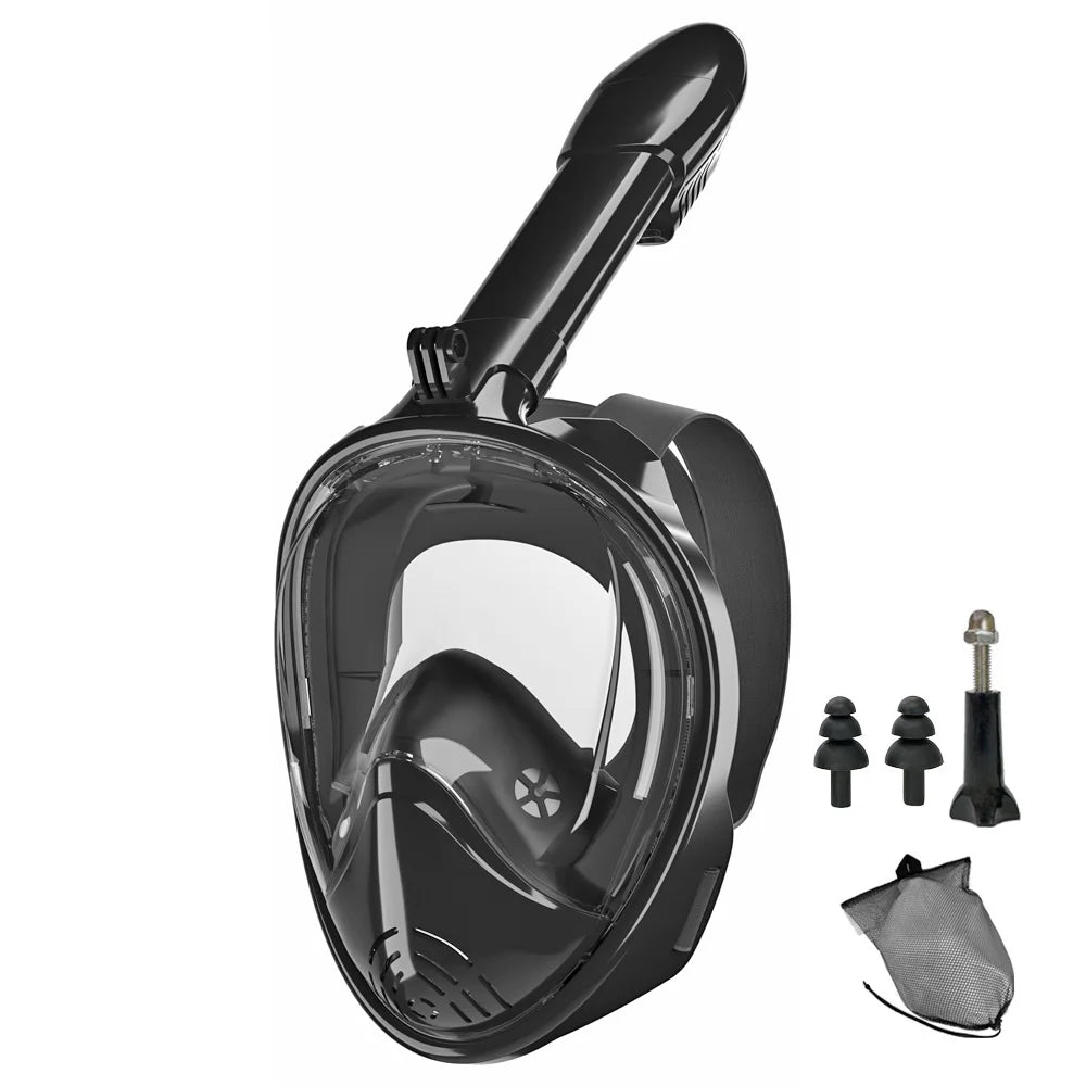 Full-Face Snorkel Mask with Camera Mount
