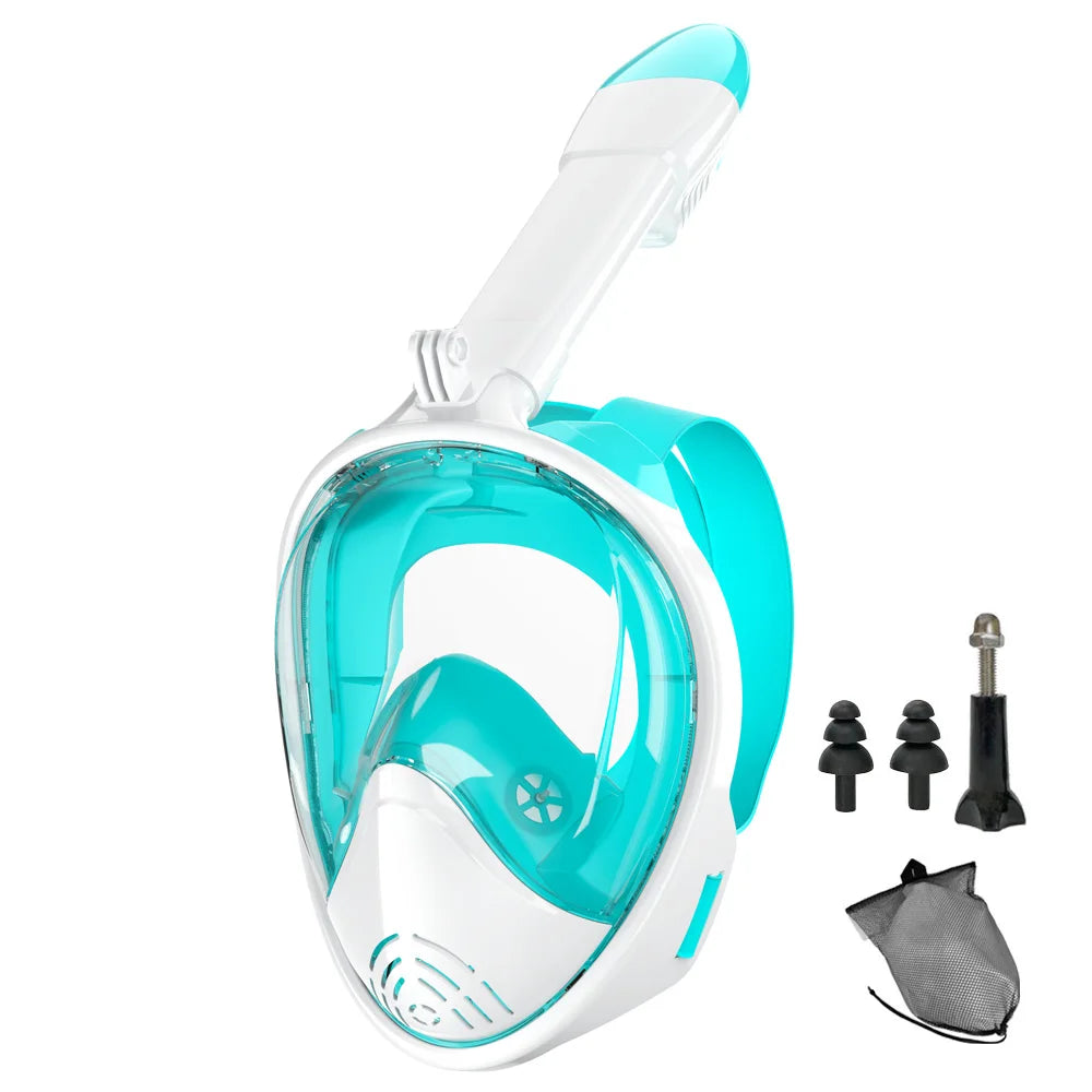Full-Face Snorkel Mask with Camera Mount